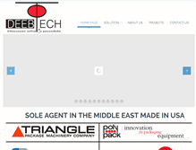 Tablet Screenshot of deeb-tech.com